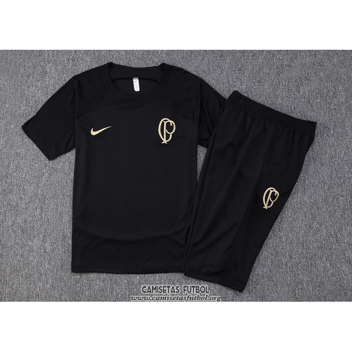 Chandal del Corinthians Manga Corta 2023/2024 Negro - Pantalon Corto